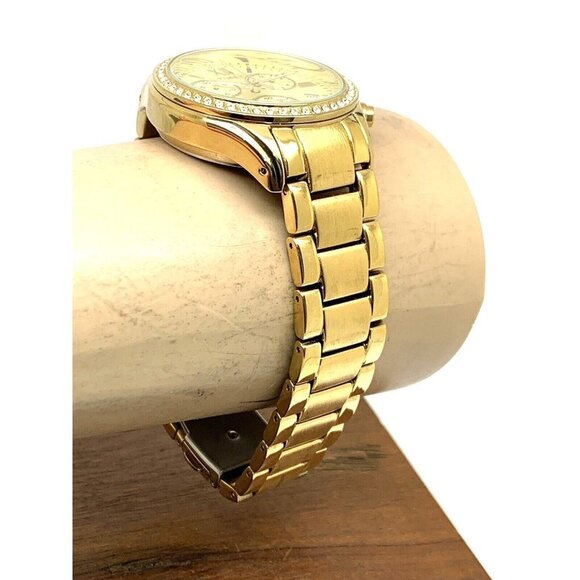 Timex Women's Watch TW2V57800 Quartz Chronograph Gold Dial Stainless Ste… - Picture 12 of 14